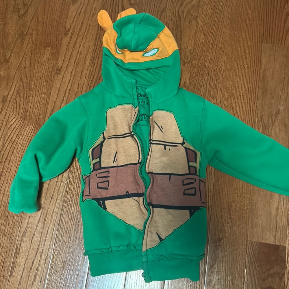 Ninja turtles size 4 hoodie
